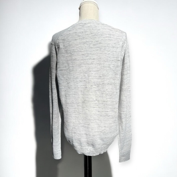 🌻Uniqlo Heathered Wool Blend Long Sleeve Pullover  Knit Large Ladies Size Large - Picture 6 of 9